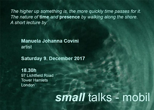 small talks series by Manuela Johanna Covini